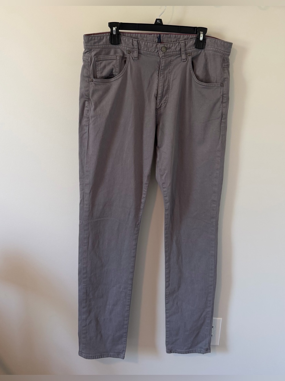 Johnnie-O Hugo Pants Granite Gray Men’s Size 36x34 Chino